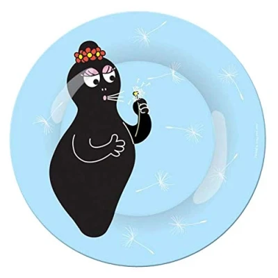 Imagen de Petit Jour Paris Barbapapa Bordje 20 cm Barbamama Blauw