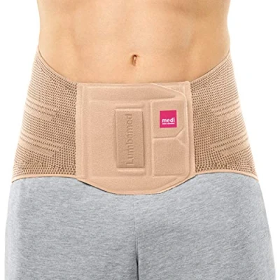 Imagen de medi Lumbamed basic Rückenorthese Herren sand Größe V LWS Orthese zur Stabilisierung des Bereichs