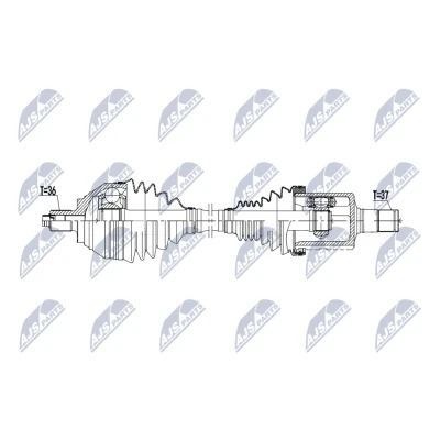 Imagen de Semi eje NTY NPW VW 236