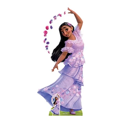 Imagen de STAR CUTOUTS SC4107 Isabela Encanto Recorte de cartón tamaño Real con Mini 2 Piezas para decoración Fiesta y Regalo