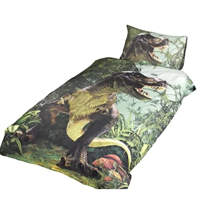 Imagen de T Rex Doble Funda de edredón Cama y 2 P/Casos Dinosaurios Ropa Dino jurásico