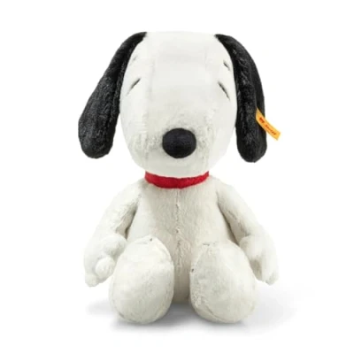 Imagen de Steiff peluche Snoopy, bonito para niños, niñas y bebés a partir de 0 meses, Soft Cuddly Friends, 30 cm, blanco, 024702