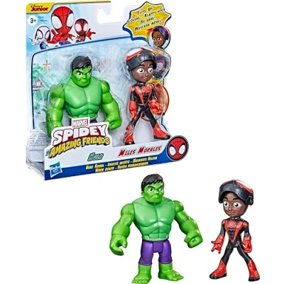 Imagen de SPIDEY and HIS AMAZING FRIENDS Hasbro SAF Hero Reveal Miles Hulk, F22455X1