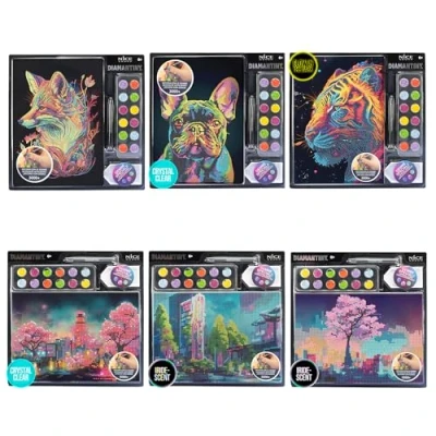 Imagen de DIAMANTINY Pintura por números, multicolor, A4, 96600