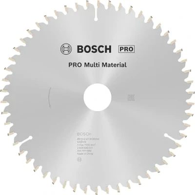 Imagen de Bosch Professional 2 608 640 511 Hoja de sierra circular Multi Material 210 x 30 2,4 mm, 54 (pack 1)
