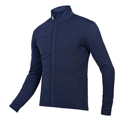 Imagen de ENDURA Xtract Roubaix Maillot de Manga Larga para Hombre, Azul Marino, M