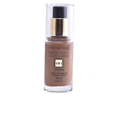 Imagen de Max Factor Facefinity 3 en 1 All Day Flawless Air bursh&amp; Vegan, Base de Maquillaje, Tono 100