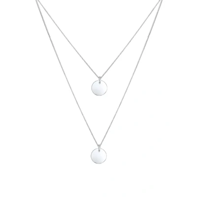 Imagen de Elli Layer LOOK Collar silvercoloured, Mujer, Talla: 45, Silver coloured