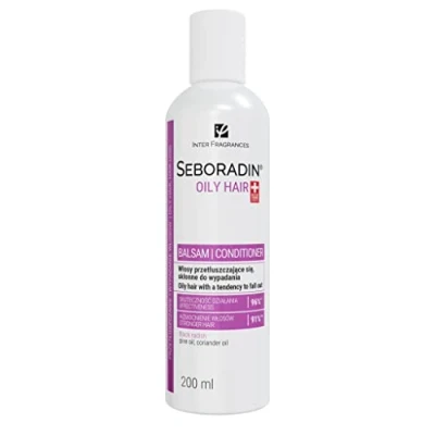 Imagen de SEBORADIN Oily Balm, Mascarilla Capilar para Enjuagar, Extractos Naturales Grasa, Caída del Cabello, Efecto Antibacteriano, Hombres y Mujeres, 200 ml