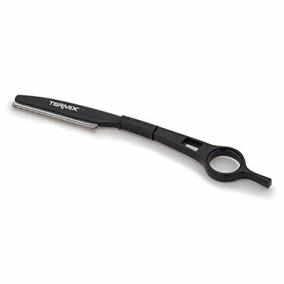 Imagen de Termix Navaja profesional color negro. Herramienta para cortes y desfilados Cuchillas intercambiables de acero inoxidable primera calidad.