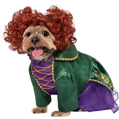 Imagen de Rubies Disney Disfraz de Hocus Pocus Winifred Sanderson para Mascotas, Talla M