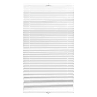 Imagen de GARDINIA Estor Plisado Concept Opaco, Todas Las Piezas de Montaje Incluidas, tensado con Dos rieles Control, Blanco, 60 x 130 cm