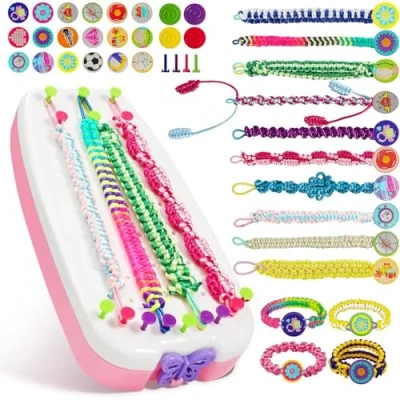 Imagen de Jovicos Pulsera de la amistad para hacer tú mismo, pulseras creativas niñas, juegos manualidades infantiles, regalos niñas 6, 7, 8, 9, 10, 11, 12 años, niños a partir 6 años