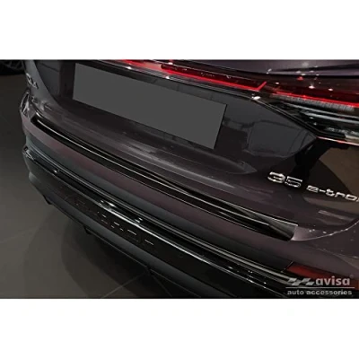 Imagen de Protector del Parachoques Trasero Inoxidable Negro Compatible con Audi Q4 E Tron 2021