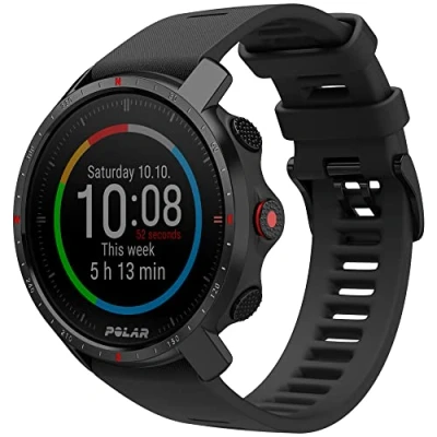 Imagen de Polar Grit X Pro GPS Multisport Smartwatch Durabilidad Militar, Cristal de Zafiro, FC en la Muñeca, Batería Larga Duración, Orientación, para Deportes al Aire Libre, Trail Running, Senderismo