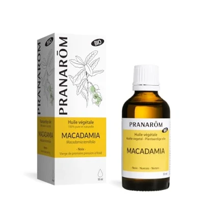 Imagen de PRANAROM Macadamia BIO Aceite Vegetal Cuidado Para El Cabello, Uñas Y Piel 50ml