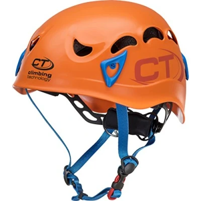 Imagen de Climbing Technology Galaxy Casco, Adultos Unisex, Arancio/Azzurro, Regolabile da 50 61 Cm