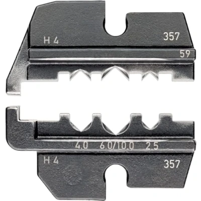 Imagen de Knipex Mordaza intercambiable para conectores cables solares Helios H4 (Amphenol) 97 49 59