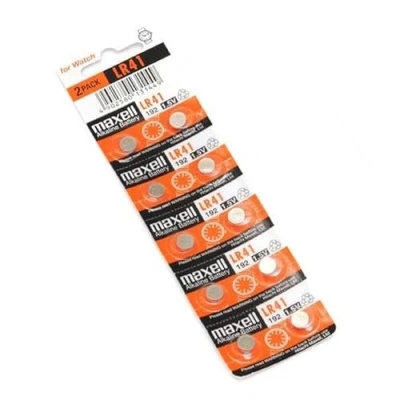 Imagen de Zarivy LR41 AG3 G3A, LR736, LR41, L736, 192, V36A, 392 A, 92 batería alcalinas 1,5 V (Paquete de 10)
