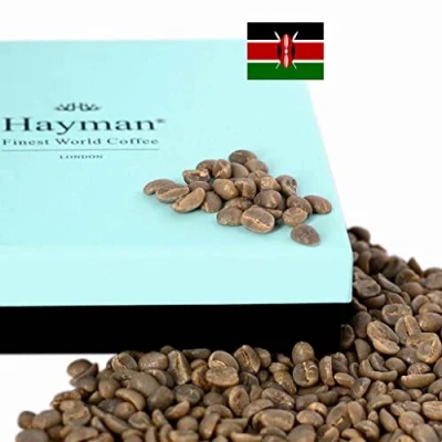 Imagen de 100% Café Kamwangi AA Kirinyaga de Kenia grano verde Nivel tueste: no tostado 1x paquete con 454g/16oz