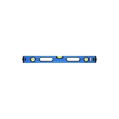 Imagen de Högert Technik Nivel Burbuja de 120 cm, Cuenta con 3 Burbujas 0 / 45 90 , Aluminio, Tapas Extremo Amortiguadoras, Tamaño 120x5.65x2.1 HT4M012