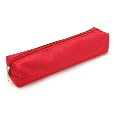 Imagen de Waytex Estuche Escolar Multiusos pequeño tamaño Rectangular, 21 x 4 cm, Textil Flexible, Rojo,