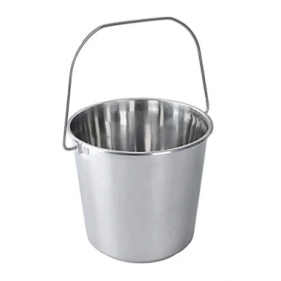 Imagen de ORION GROUP Cubo de Acero Inoxidable 5 L Cocina, Leche, Inoxidable, para Alimentos