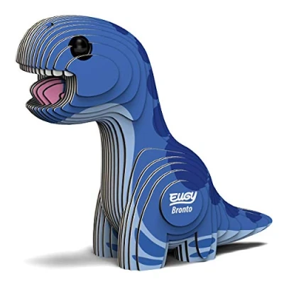 Imagen de EUGY 008 Brontosaurio. Eco Friendly 3D Paper Puzzle Dinosaurios
