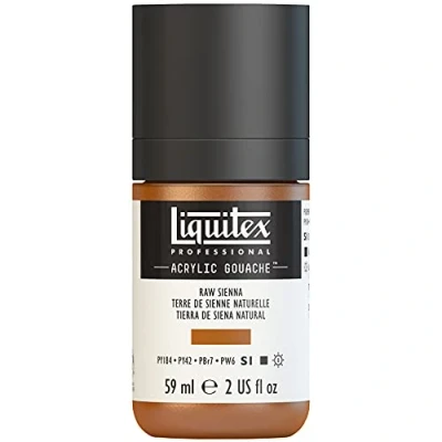 Imagen de Liquitex Professional Gouache acrílico extrafino viscocidad Baja, Tubo 59 ml, Tierra De Siena Natural