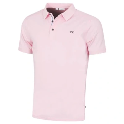 Imagen de Calvin Klein Polo Golf 3 Botones Campus Hombre Rosa Bebe Deporte XXL