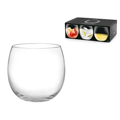 Imagen de H&amp;h set 6 bicchieri bubbly in vetro trasparente cc 320