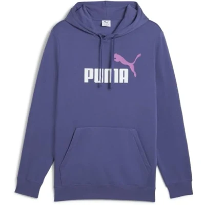 Imagen de Puma Color LOGO Hoodie Jersey con capucha, Hombre, Talla: Large, Blue crystal