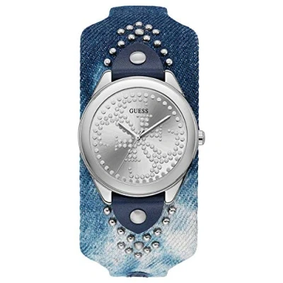 Imagen de Guess Reloj Analógico para Mujer de Cuarzo con Correa en Textil/Piel W1141L1