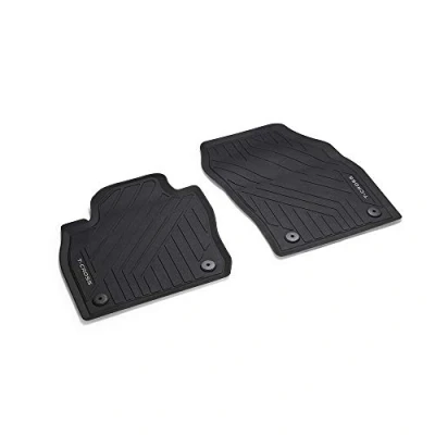 Imagen de Volkswagen 2GM06150282V Alfombrillas de Goma para Todas Las Condiciones climáticas, 2 Delanteras Goma, con Texto en T Cross