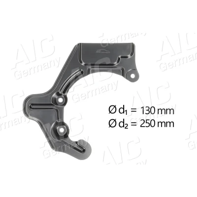 Imagen de AIC 56157 Chapa Protectora de Disco Freno Eje delantero, izquierda VOLKSWAGEN: Polo III Hatchback