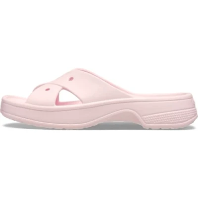 Imagen de Crocs Womens Cross Strap Chanclas de baño, Mujer, Talla: 34/35, Pink milk Zapatos