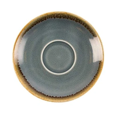 Imagen de Olympia horno gp345 océano Espresso platillo, porcelana, 115 mm de diámetro, azul (Pack 6)