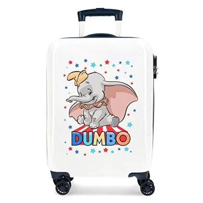Imagen de Disney Dumbo Maleta de cabina Multicolor 37x55x20 cms Rígida ABS Cierre combinación 32L 2,5Kgs 4 ruedas dobles Equipaje Mano