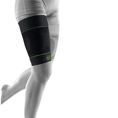Imagen de BAUERFEIND Sports Compression Sleeves Upper Leg, 1 par de mangas compresión para muslos, unisex, deportes pelota y resistencia fortalecer la musculatura