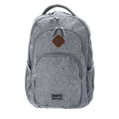 Imagen de travelite Mochila, equipaje de mano con compartimento para portátil 15,6 pulgadas, serie BASICS Daypack Melange:de moda aspecto melange, 45 cm, 22 litros