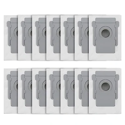 Imagen de 14 bolsas de repuesto compatibles para iRobot i7/ i7+/i7 Plus/E5/E6/E7/S9 accesorios aspiradora Roomba i7 base limpia al vacío,bolsas succión automática