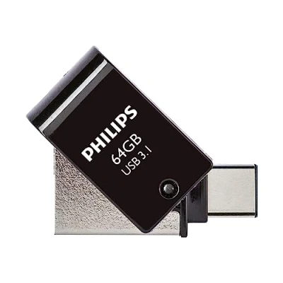 Imagen de Philips USB Flash Drive 2 in 1 64GB, USB3.1, C