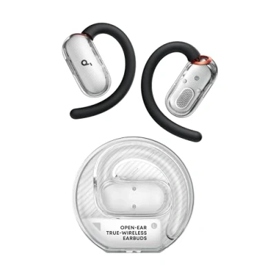 Imagen de Soundcore V40i de Anker, Auriculares oído Abierto, 4 tamaños, Graves más Ricos, IP55, 21 Horas reproducción, Llamadas claras con IA, Bluetooth 5.4, Control Mediante App