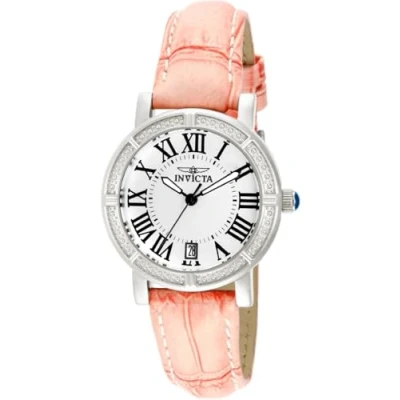 Imagen de INVICTA 13967 Reloj de cuarzo para mujer, con correa cuero, color rosa