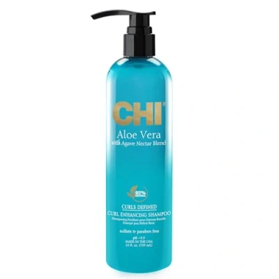 Imagen de Farouk Chi Aloe Vera Curls Defined Champú Definidor Rizos 739ML, Único, Estándar