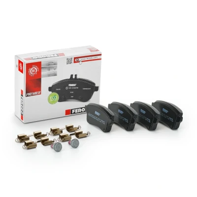 Imagen de FERODO FDB4435 Juego de pastillas freno PREMIER ECO FRICTION no preparado para indicador desgaste con accesorios RENAULT: MEGANE 3 Coupe