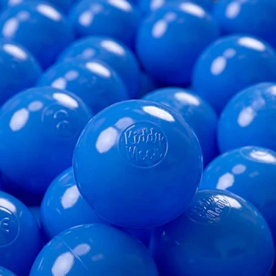 Imagen de KiddyMoon 50 ∅ 7Cm Bolas Colores De Plástico para Piscina Niños, Azul
