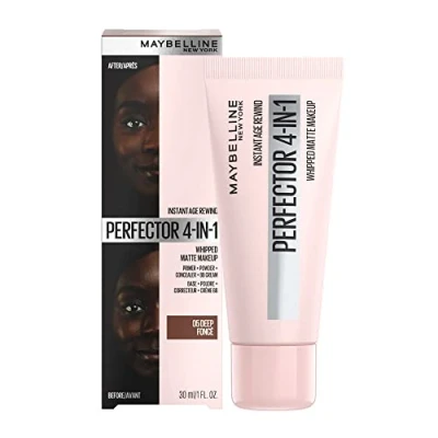 Imagen de Maybelline New York, maquillaje perfeccionador 4 en 1 Instant Perfector, acabado mate natural, tono modulable, Deep