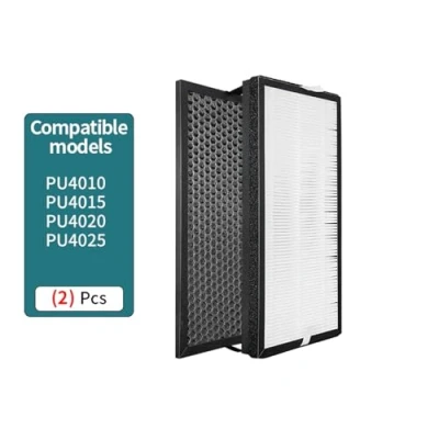 Imagen de Kit De Filtro Repuesto, Compatible Con Rowenta, Purificador Aire Intense, Pure 4010 PU4015 PU4020 PU4025, Número Pieza XD6074U0 XD6075 Filtros HEPA