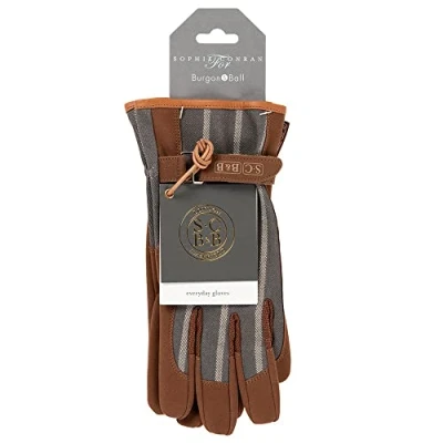 Imagen de Burgon &amp; Ball Sophie Conran Guantes de jardinería para uso diario, color gris